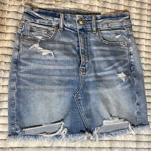 American Eagle Denim Mini Skirt Never Worn